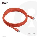 CLUB3D CAC-1513 kabel USB 3 m USB 2.0 USB C Pomarańczowy CLUB3D