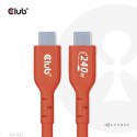 CLUB3D CAC-1513 kabel USB 3 m USB 2.0 USB C Pomarańczowy CLUB3D