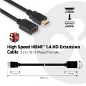 CLUB3D High Speed HDMI™ 1.4 HD Extension Cable 5m/16ft Male/Female CLUB3D