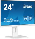 Iiyama ProLite XUB2497HSN-W2 monitor komputerowy 60,5 cm (23.8") 1920 x 1080 px Full HD LED Biały Iiyama