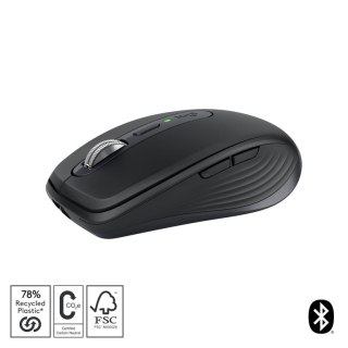 Logitech MX Anywhere 3S myszka Biuro Po prawej stronie RF Wireless + Bluetooth Laser 8000 DPI Logitech