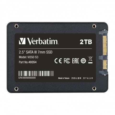 Verbatim Vi550 S3 2.5" 2 TB Serial ATA III Verbatim