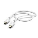 Hama 00183332 kabel USB 0,2 m USB 2.0 USB C Biały Hama