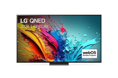 LG QNED 75QNED87T6B Telewizor 190,5 cm (75") 4K Ultra HD Smart TV Wi-Fi LG