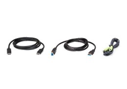 ATEN 2L-7D02UDPX3 kabel KVM Czarny 1,8 m ATEN