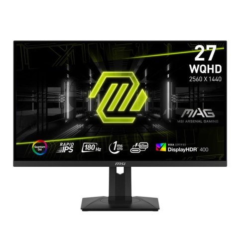 MSI MAG 274QRF QD E2 monitor komputerowy 68,6 cm (27") 2560 x 1440 px Wide Quad HD LCD Czarny MSI