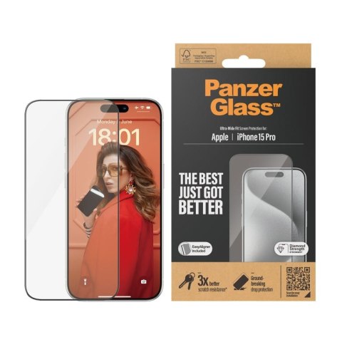 PanzerGlass Ultra Wide Fit Przezroczysta ochrona ekranu Apple 1 szt. PanzerGlass