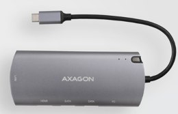 Axagon HMC-6M2 huby i koncentratory USB 3.2 Gen 1 (3.1 Gen 1) Type-C 5000 Mbit/s Aluminium Axagon