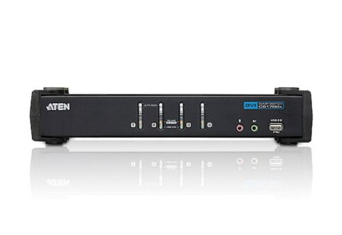 ATEN CS1764A-AT-G przełącznik KVM Czarny ATEN