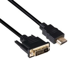 CLUB3D DVI to HDMI 1.4 Cable M/M 2m/ 6.56ft Bidirectional CLUB3D