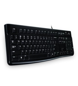 Logitech Keyboard K120 for Business klawiatura Biuro USB QWERTY Rosyjski Czarny Logitech