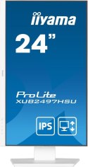 Iiyama ProLite XUB2497HSU-W2 monitor komputerowy 60,5 cm (23.8") 1920 x 1080 px Full HD LED Biały Iiyama