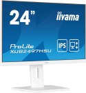 Iiyama ProLite XUB2497HSU-W2 monitor komputerowy 60,5 cm (23.8") 1920 x 1080 px Full HD LED Biały Iiyama