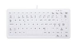 CHERRY AK-C4110 klawiatura USB QWERTY Norweski Biały CHERRY