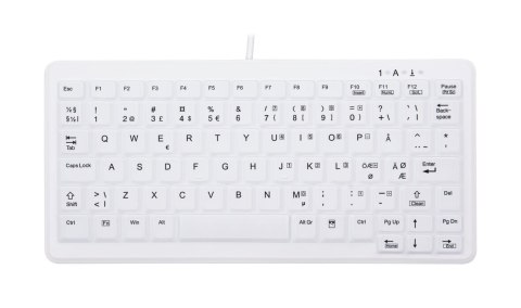 CHERRY AK-C4110 klawiatura USB QWERTY Norweski Biały CHERRY