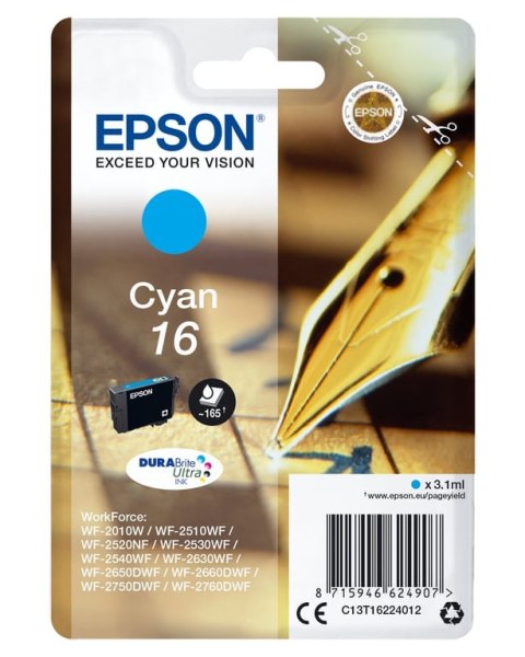 Epson Pen and crossword Singlepack Cyan 16 DURABrite Ultra Ink Epson