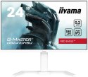 Iiyama G-MASTER GB2470HSU-W6 monitor komputerowy 60,5 cm (23.8") 1920 x 1080 px Full HD LED Biały Iiyama