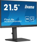 Iiyama ProLite XUB2293HSU-B7 monitor komputerowy 54,6 cm (21.5") 1920 x 1080 px Full HD LED Czarny Iiyama