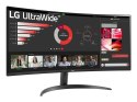 LG 34WR50QK-B monitor komputerowy 86,4 cm (34") 3440 x 1440 px Wide Quad HD Czarny LG