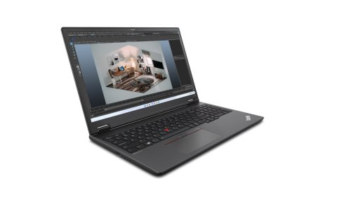 Lenovo ThinkPad P16v Intel Core Ultra 7 165H Mobilna stacja robocza 40,6 cm (16") WUXGA 32 GB DDR5-SDRAM 1 TB SSD NVIDIA RTX 200 Lenovo