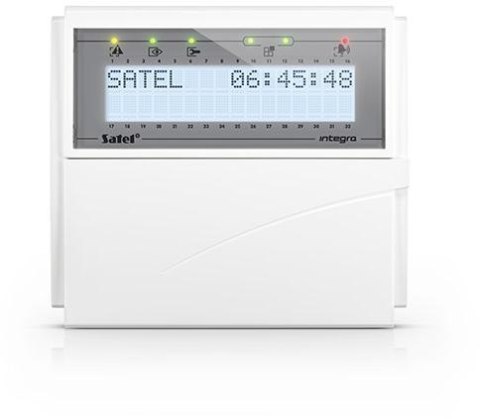 SATEL Manipulator LCD (białe podświetlenie) INT-KLCD-W SATEL