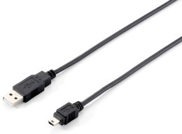 Equip 128521 kabel USB 1,8 m USB 2.0 USB A Mini-USB B Czarny Equip