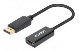 Manhattan 153713 zmieniacz płci / kabli DisplayPort HDMI Czarny Manhattan