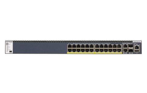 NETGEAR M4300-28G-PoE+ Zarządzany L3 Gigabit Ethernet (10/100/1000) Obsługa PoE 1U Czarny NETGEAR