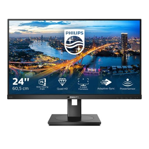 Philips B Line 245B1/00 LED display 60,5 cm (23.8") 2560 x 1440 px Quad HD Czarny Philips