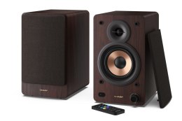 Sharp BOOKSHELF SPEAKERS głośnik 2-drożny Brązowy Przewodowy i Bezprzewodowy 60 W Sharp