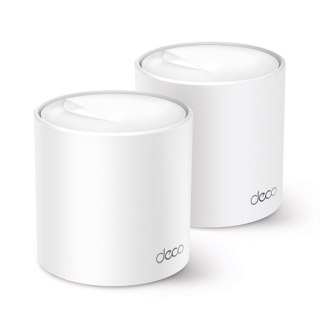 TP-Link Deco X50 (2-pack) Dual-band (2.4 GHz/5 GHz) Wi-Fi 6 (802.11ax) Biały 3 Wewnętrzne TP-Link