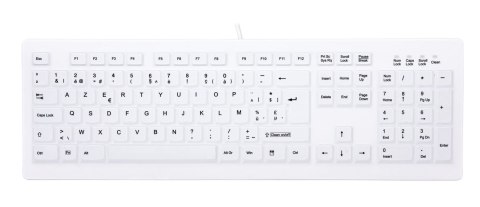 CHERRY AK-C8100F-UVS-W/US klawiatura Medyczna USB QWERTY US English Biały CHERRY