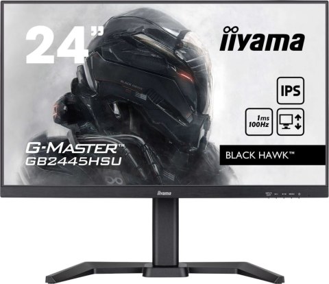 Iiyama G-MASTER GB2445HSU-B2 LED display 60,5 cm (23.8") 1920 x 1080 px Full HD Czarny Iiyama