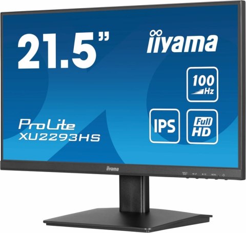 Iiyama ProLite XU2293HS-B6 monitor komputerowy 54,6 cm (21.5") 1920 x 1080 px Full HD LED Czarny Iiyama