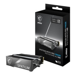 MSI SPATIUM M570 PRO PCIE 5.0 NVME M.2 2TB FROZR urządzenie SSD PCI Express 5.0 3D NAND MSI