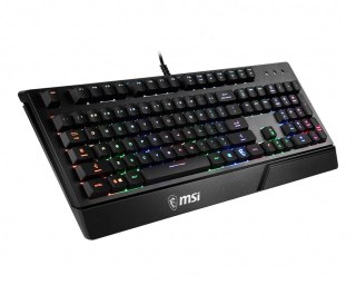 MSI VIGOR GK20 klawiatura Gaming USB QWERTZ Niemiecki Czarny MSI