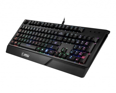 MSI VIGOR GK20 klawiatura Gaming USB QWERTZ Niemiecki Czarny MSI