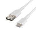 Belkin CAB001BT3MWH kabel USB 3 m USB A USB C Biały Belkin