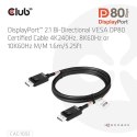 CLUB3D CAC-1092 kabel DisplayPort 1,6 m Czarny CLUB3D