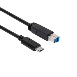 CLUB3D USB 3.1 Gen2 Type-C to Type-B Cable Male/Male, 1 M./ 3.3 Ft. CLUB3D