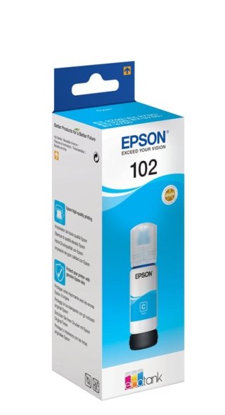 Epson 102 nabój z tuszem 1 szt. Oryginalny Cyjan Epson