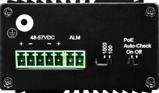 LevelOne IGP-0431 łącza sieciowe Gigabit Ethernet (10/100/1000) Obsługa PoE Czarny LevelOne