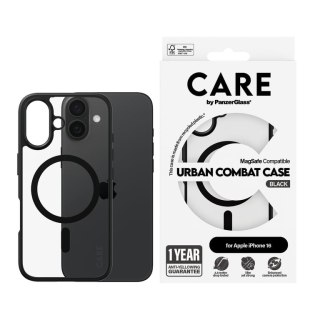 PanzerGlass CARE by PG UrbCom BLK MagS iPhone16 6.1 pokrowiec na telefon komórkowy Przezroczysty PanzerGlass