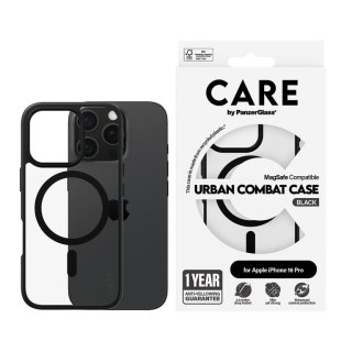 PanzerGlass CARE by PG UrbCom BLK MagS iPhone16P 6.3 pokrowiec na telefon komórkowy Przezroczysty PanzerGlass