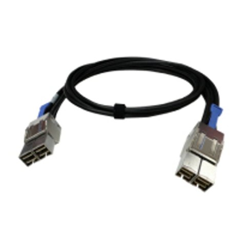 QNAP CAB-PCIE10M-8644-8X kabel SAS 1 m Czarny QNAP