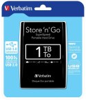 Verbatim Store 'n' Go zewnętrzny dysk twarde 1 TB Czarny Verbatim