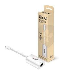 CLUB3D CAC-1519 zmieniacz płci / kabli USB-C RJ-45 Biały CLUB3D