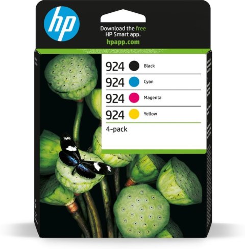 HP Zestaw 4 wkładów z tuszem CMYK 924 HP