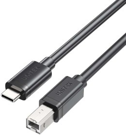 Kabel do drukarki Unitek USB C na USB B 2.0 czarny 5m UNITEK