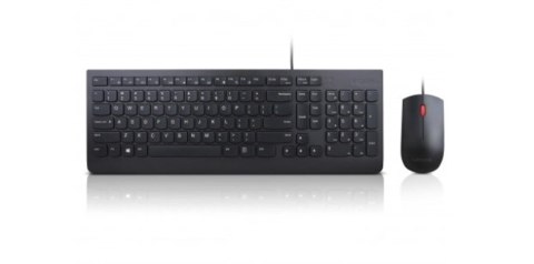 Lenovo 4X30L79925 klawiatura Dołączona myszka USB QWERTY Litewski Czarny Lenovo